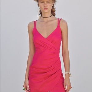 Zara  Linen Blend Mini Dress